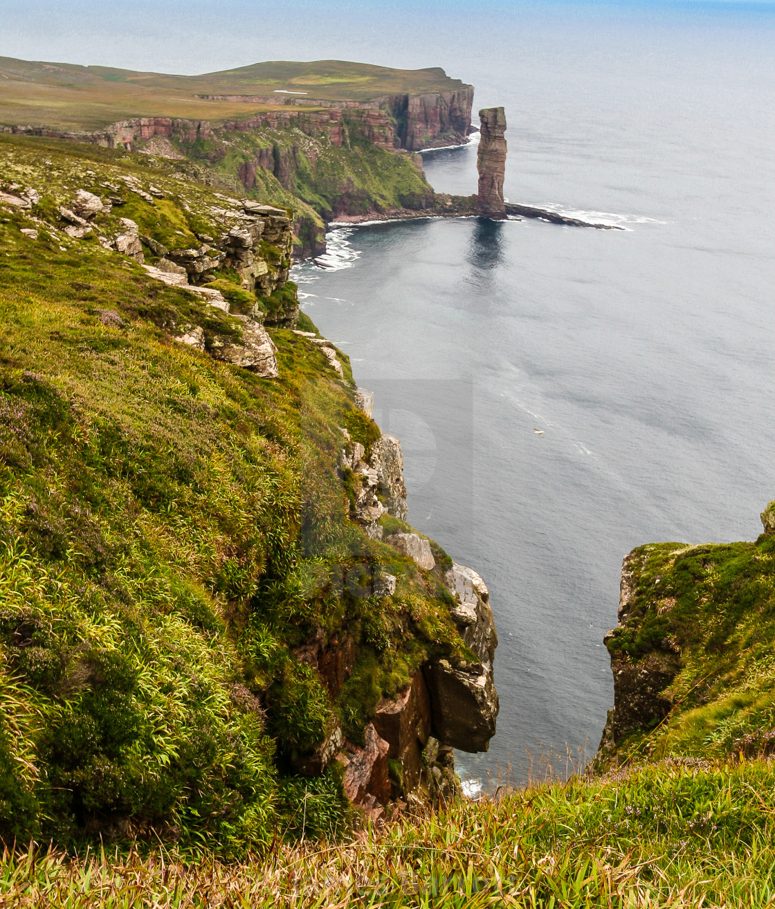 "The Old Man of Hoy." stock image