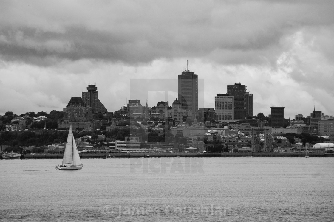 "Sail boat at Quebec City" by James Coughlan - $23.13 "Sail boat at Quebec City" stock image