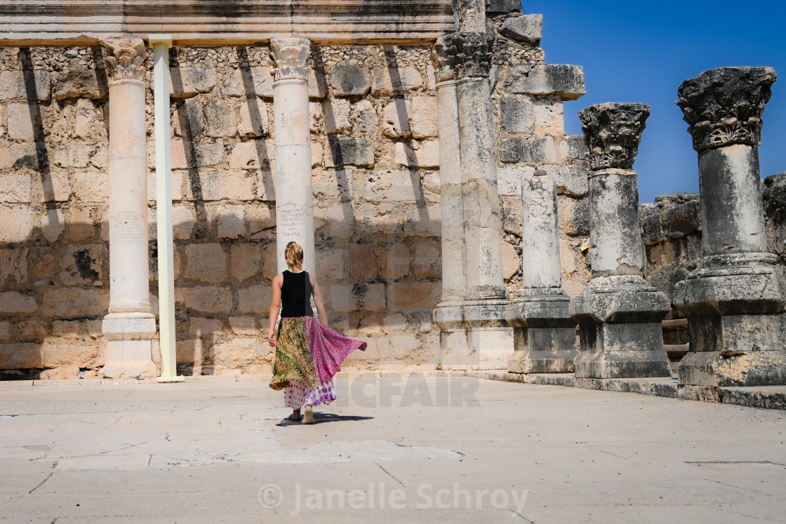 "Girl in Ancient Israel" by Janelle Schroy - $15.44 "Girl in Ancient Israel" stock image