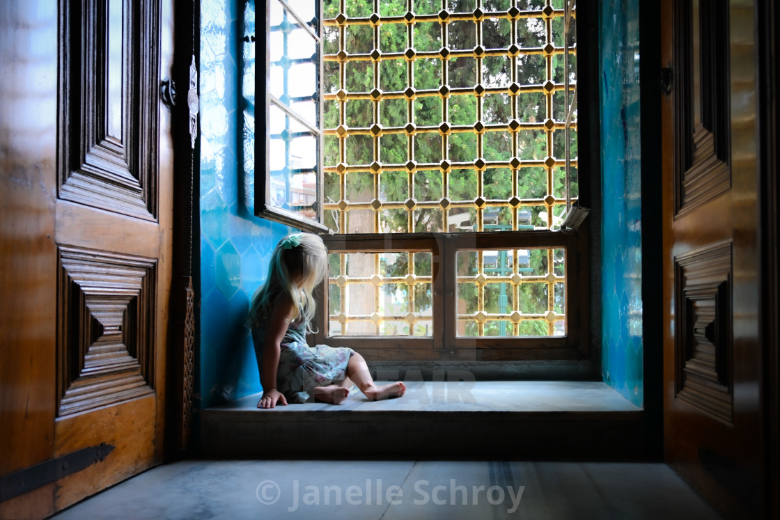 "Light in the Window" by Janelle Schroy - $15.44 "Light in the Window" stock image