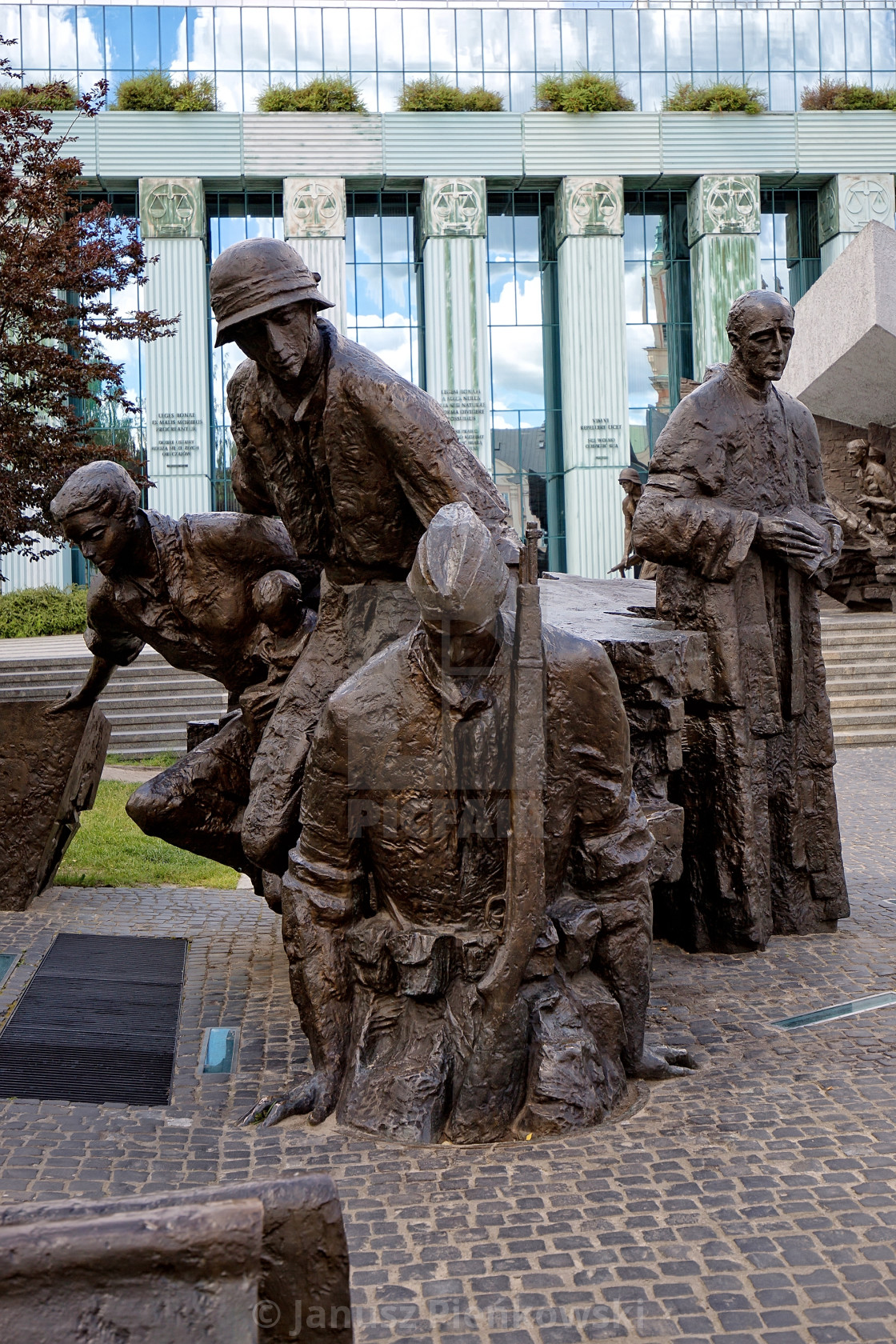 "Warsaw Uprising Monument in Poland" stock image