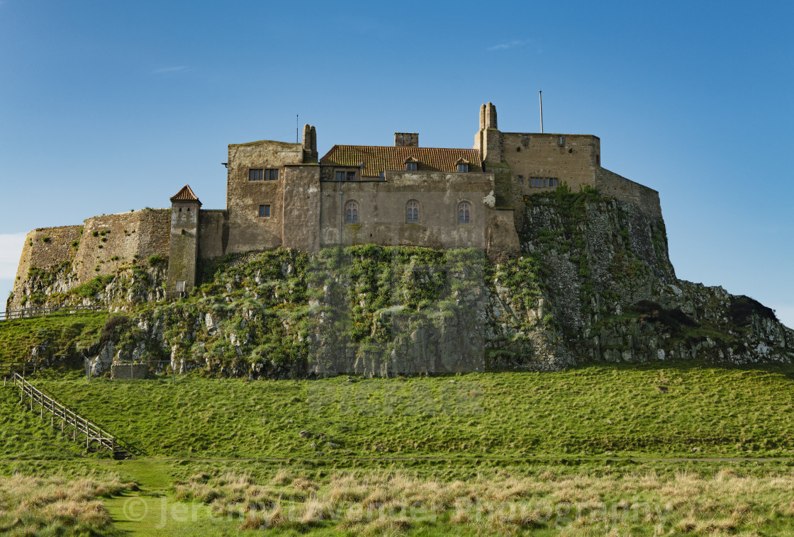 "Lindisfarne Castle" stock image