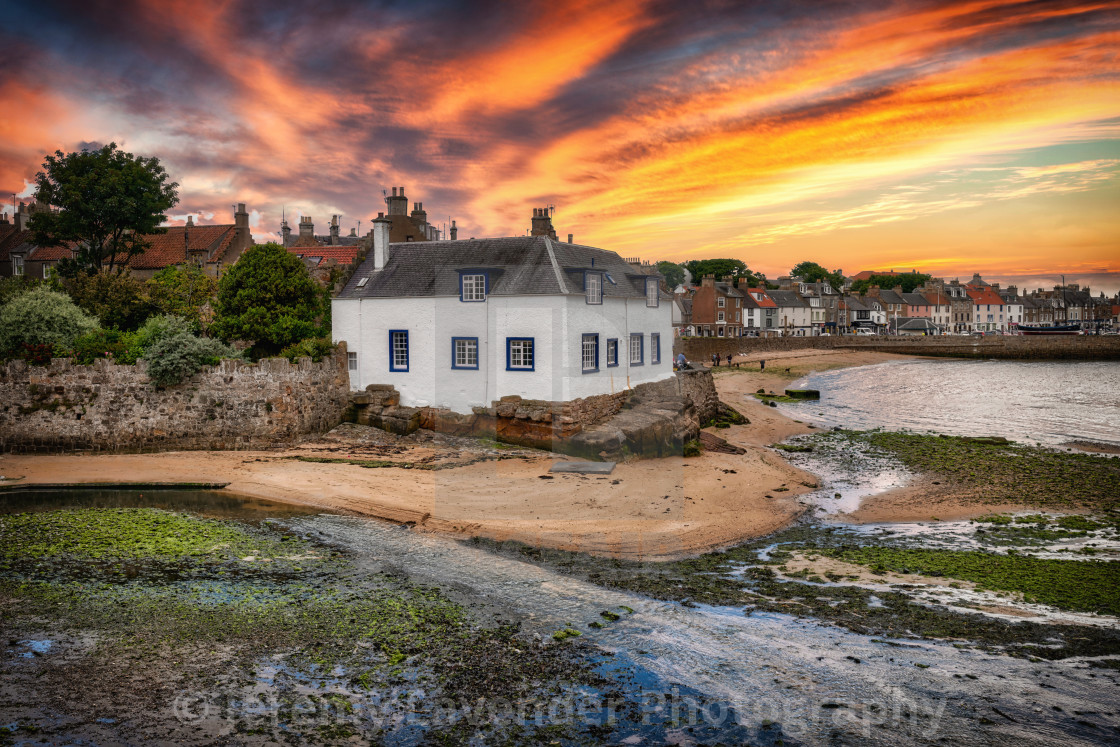 "Anstruther, in Fife, Scotland" stock image
