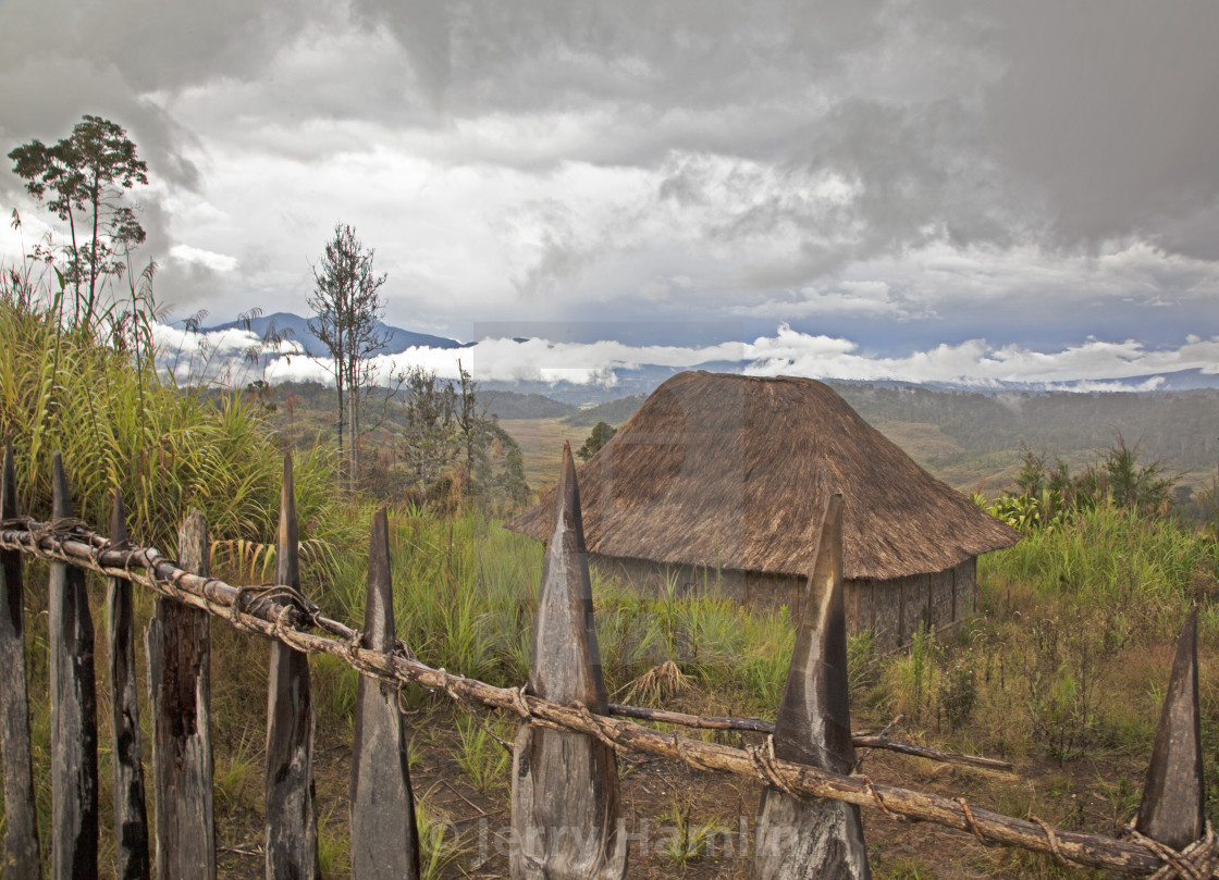 "A Home in the Valley" stock image