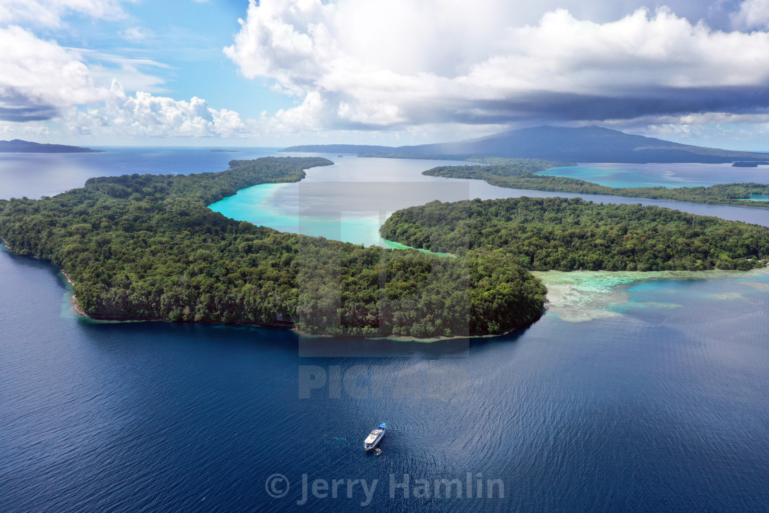 "Morova Lagoon" stock image