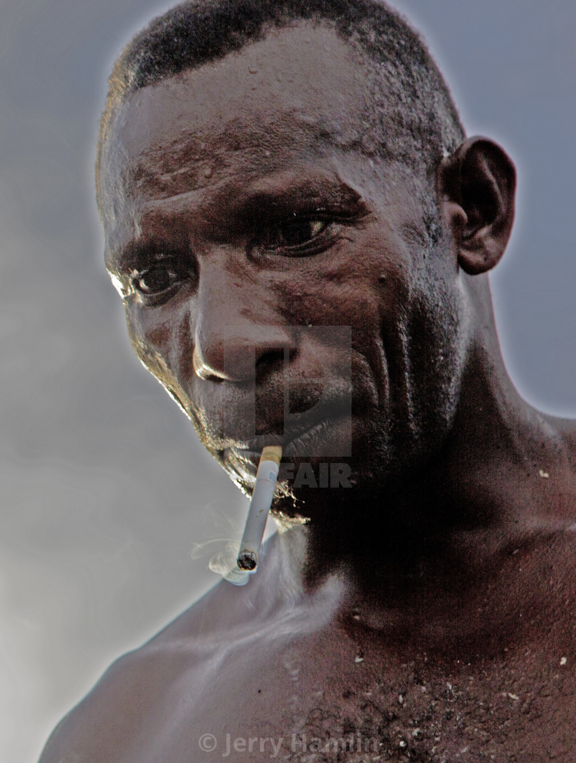 "Asmat Smoker" stock image