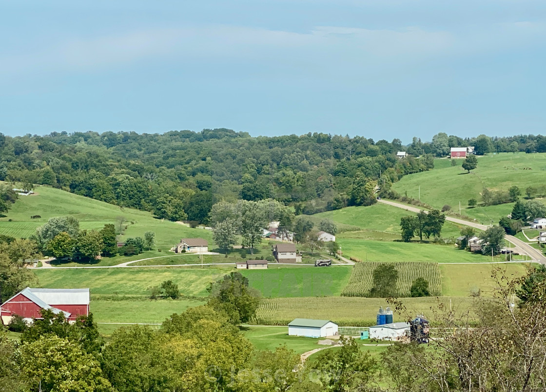 "Ohio Farm Country" stock image