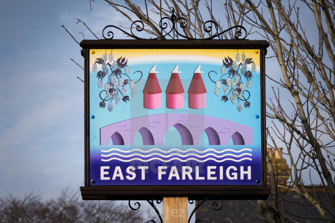 "East Farleigh" stock image