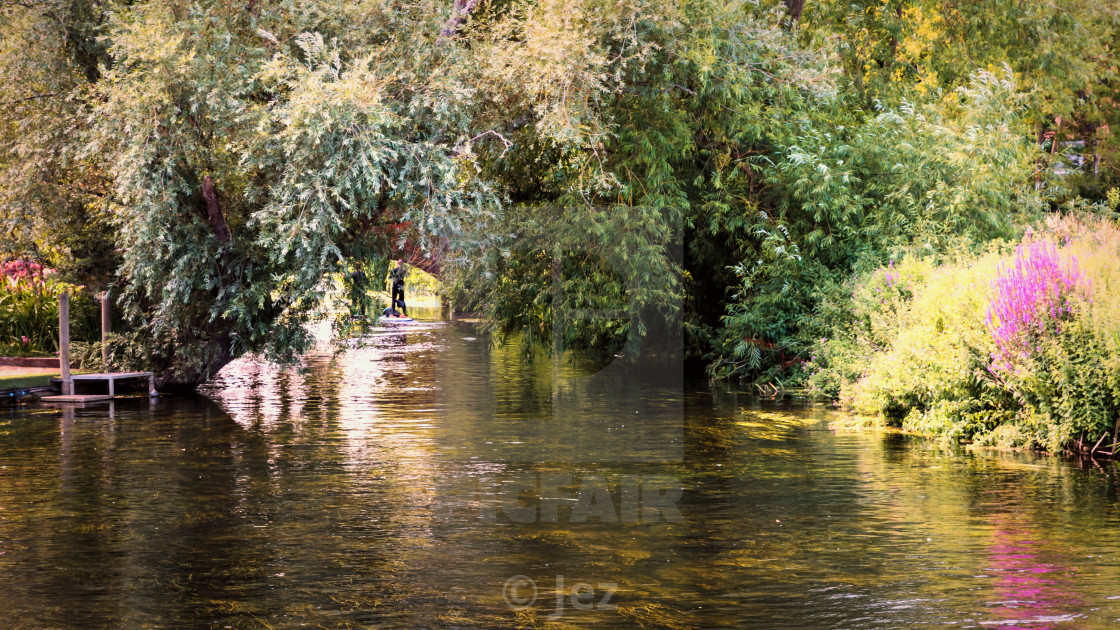 "Under the bridge" stock image