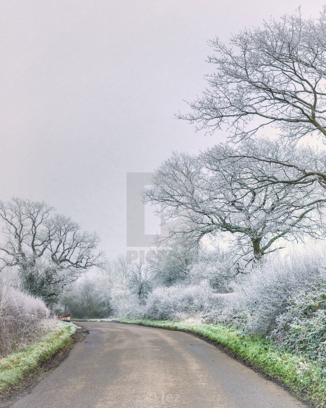 "Down the lane" stock image