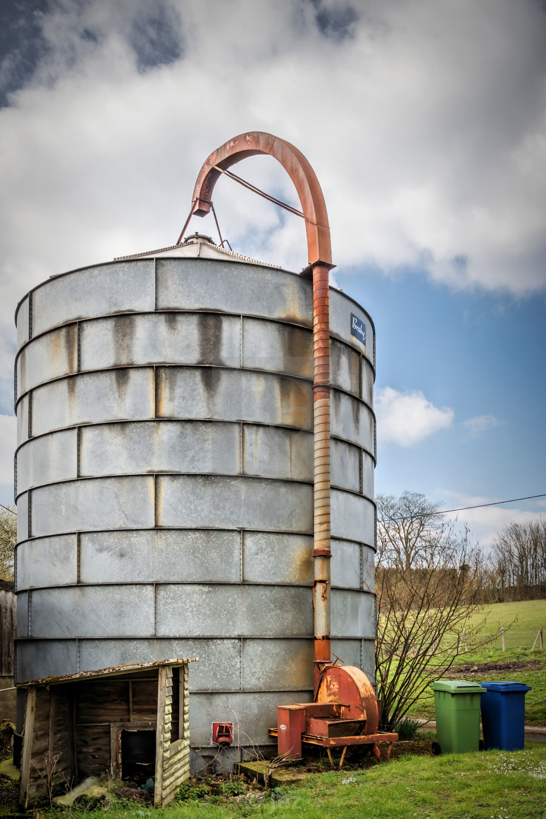 "Grain store" stock image