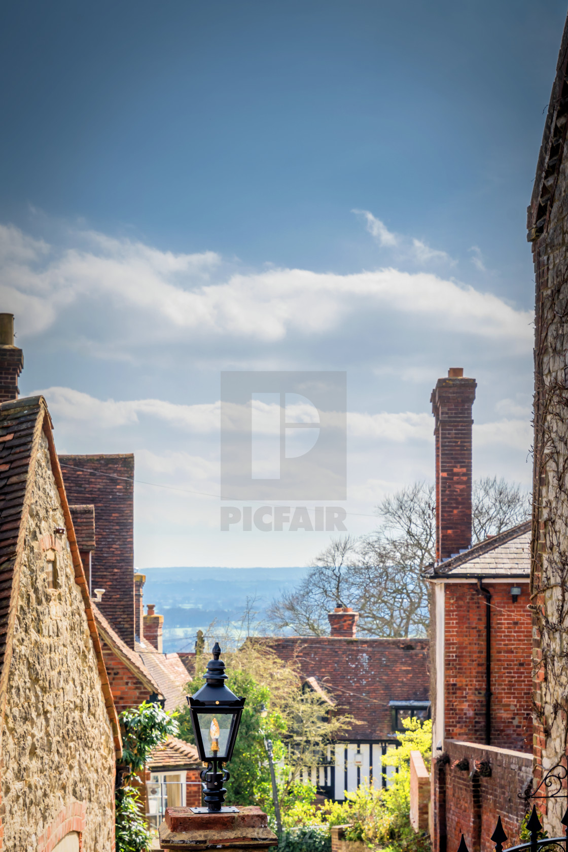 "Rooftop view" stock image