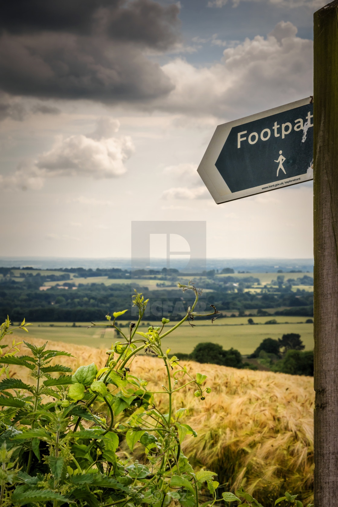 "Footpath" stock image