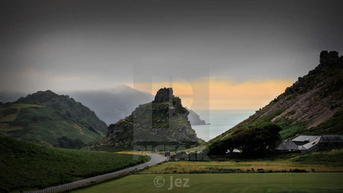 "Valley of Rocks" stock image