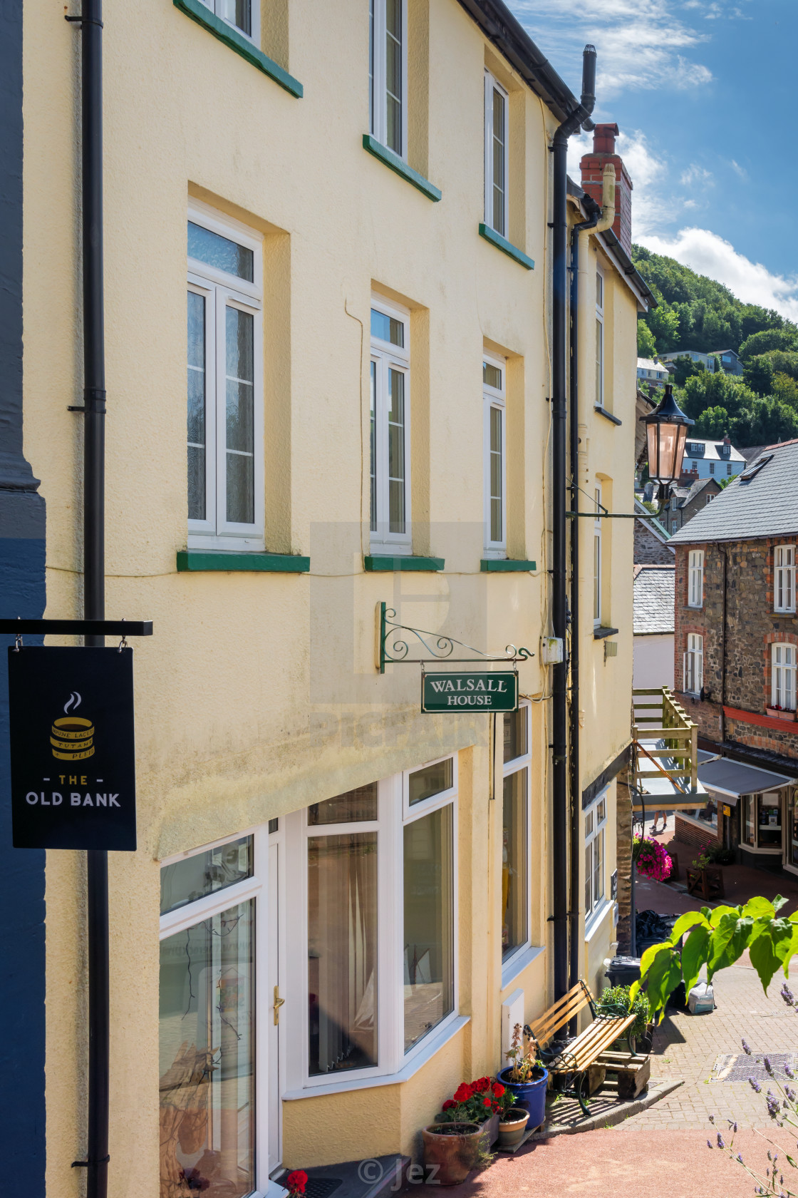 "the Old Bank" stock image