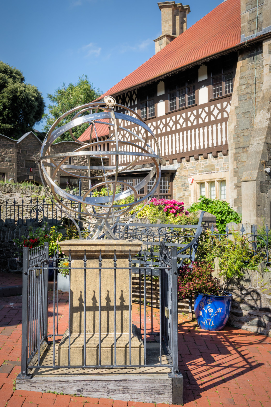 "The Exmoor Sundial" stock image