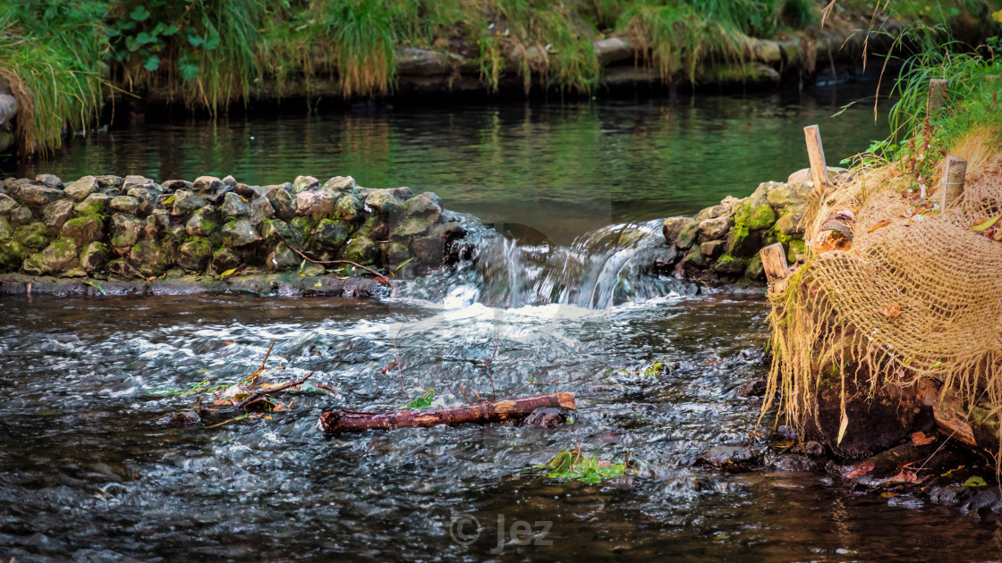 "Go with the flow" stock image