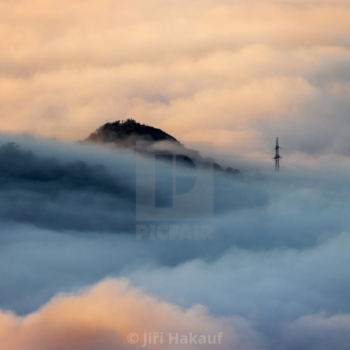 "An island of hope" stock image