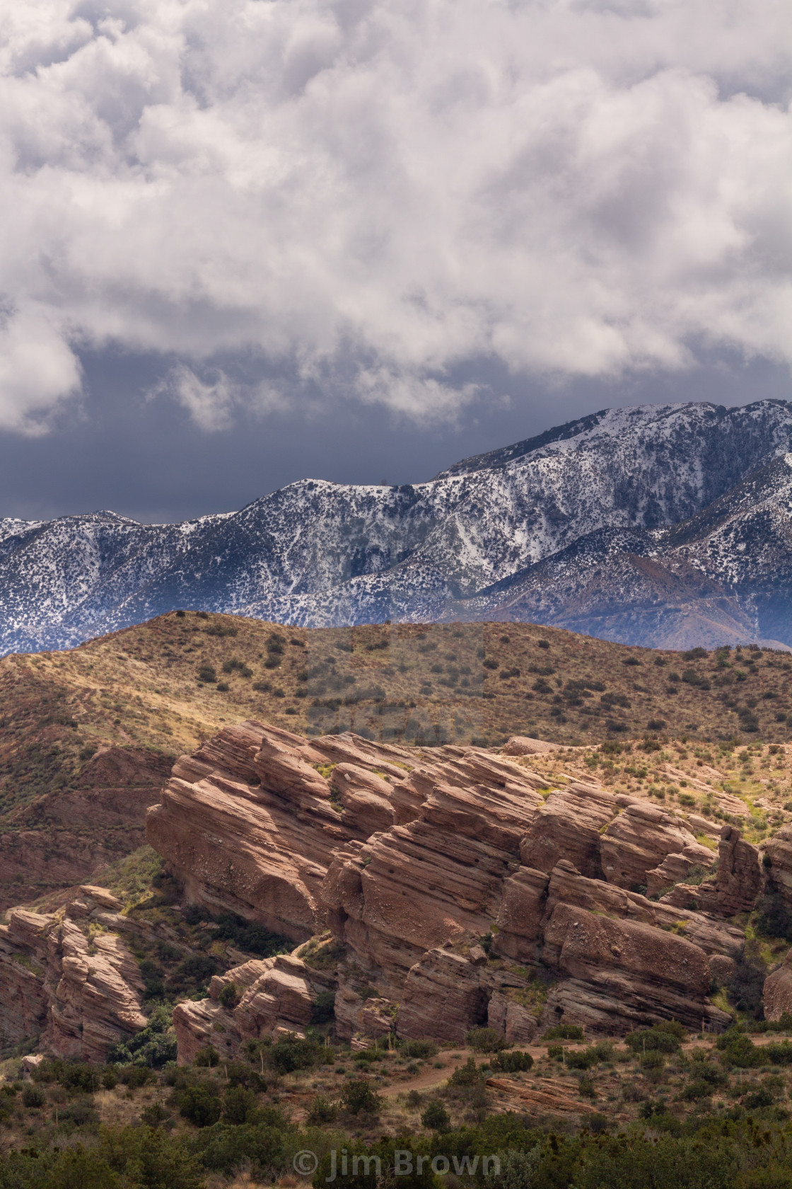 "Layers of landscapes" by Jim Brown - £10.00 "Layers of landscapes" stock image