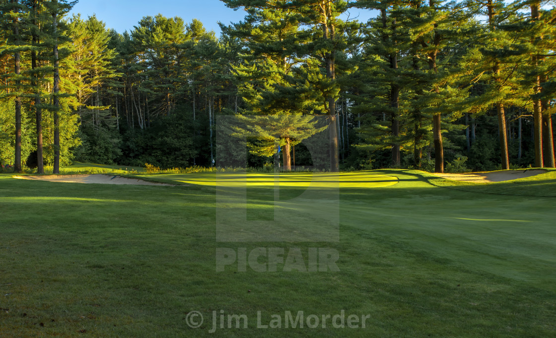 "A short par 3 at KCC" stock image