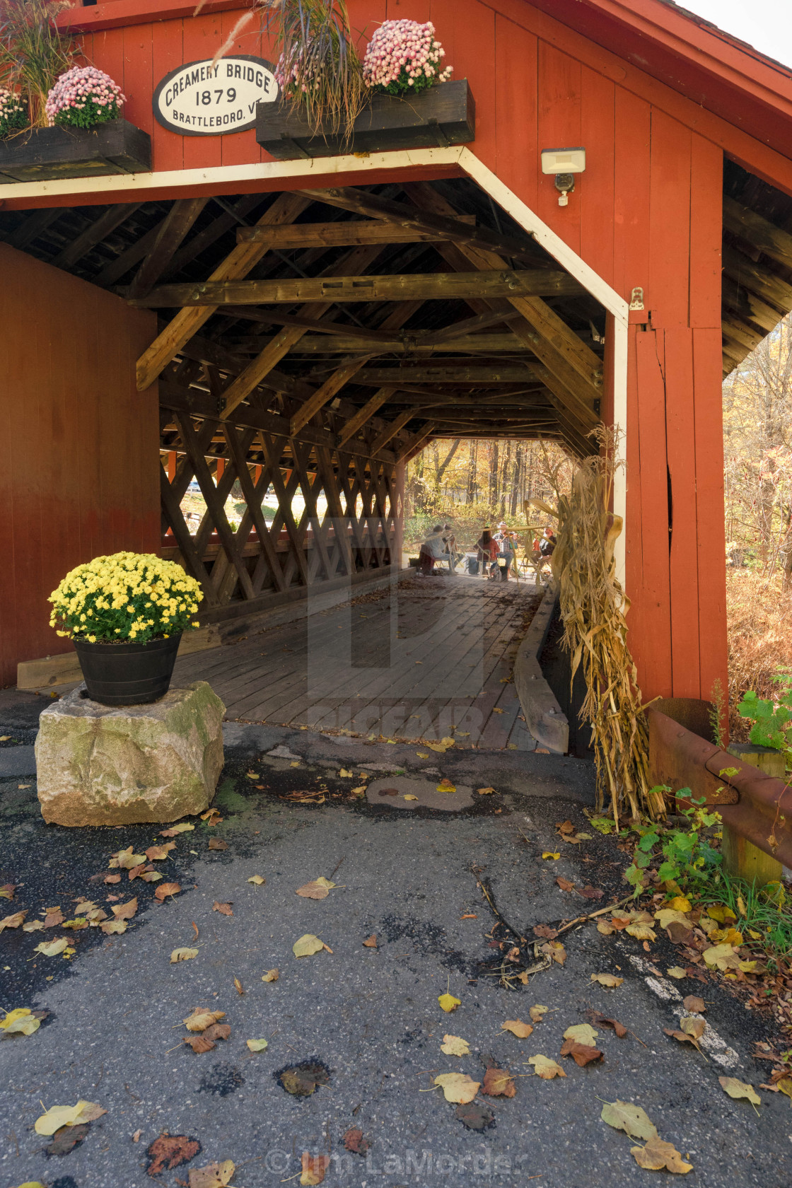 "The Old Bridge with Music" stock image