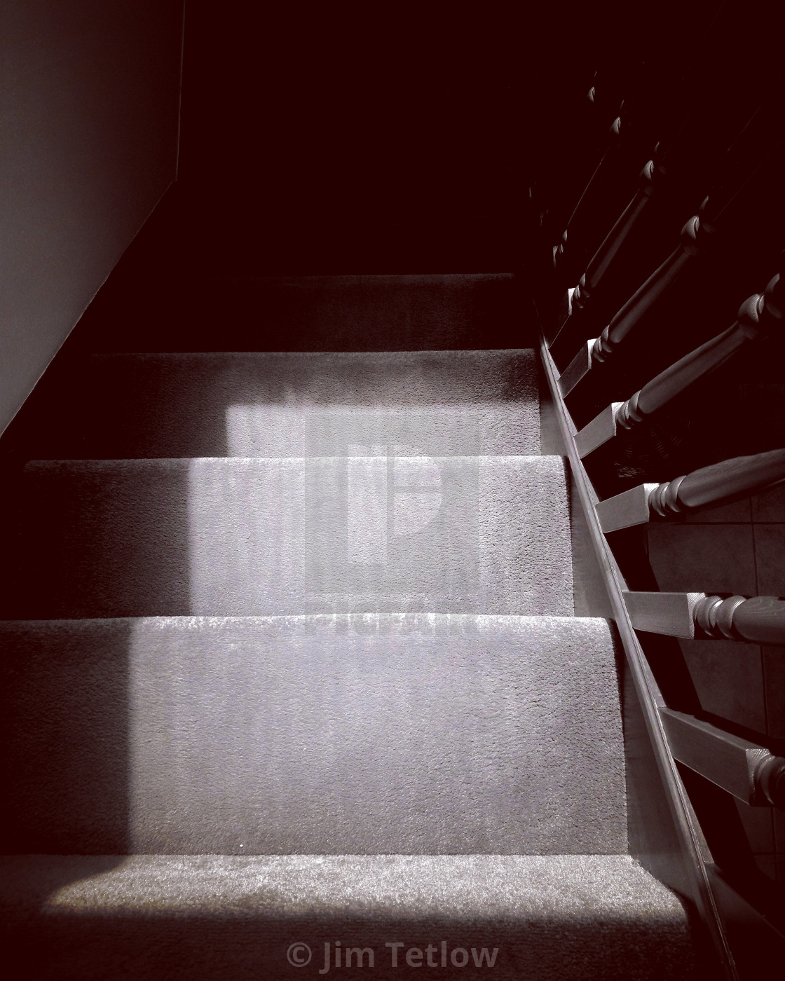 "Stairwell in Morning Light" by Jim Tetlow - $18.68 "Stairwell in Morning Light" stock image