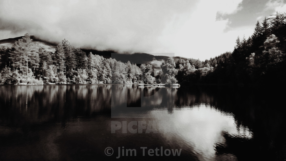 "Glencoe Lochan" stock image