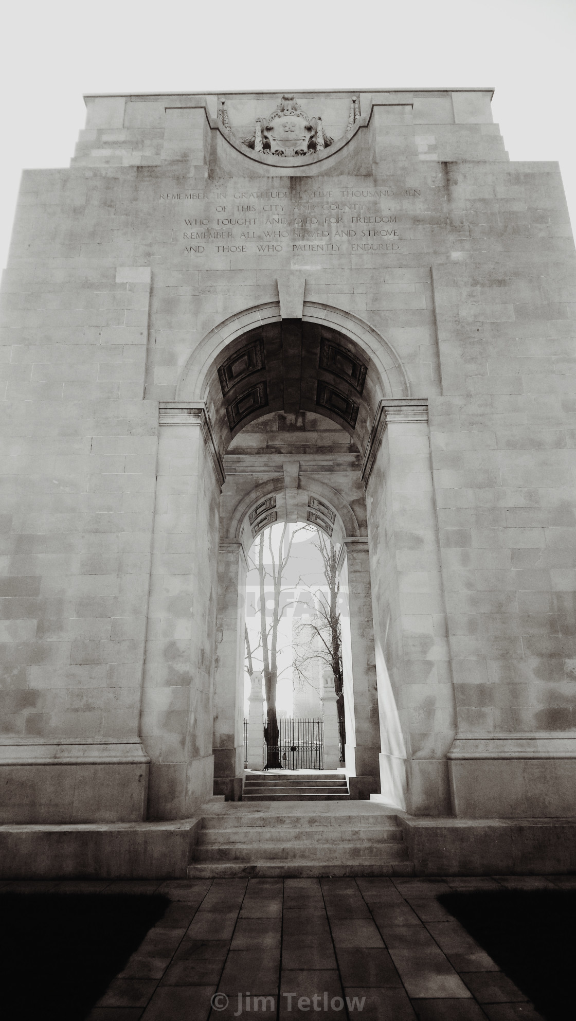 "Lutyens' Arch of Remembrance" stock image