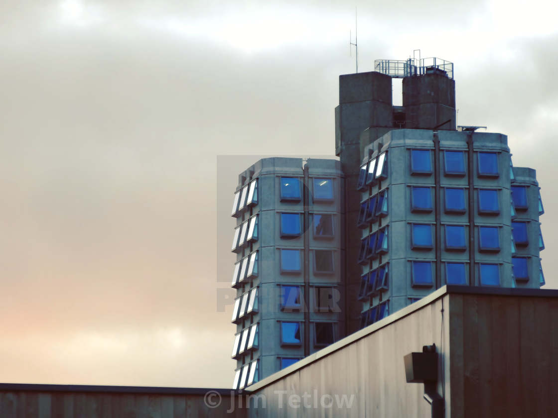 "Attenborough Building, Leicester University" stock image