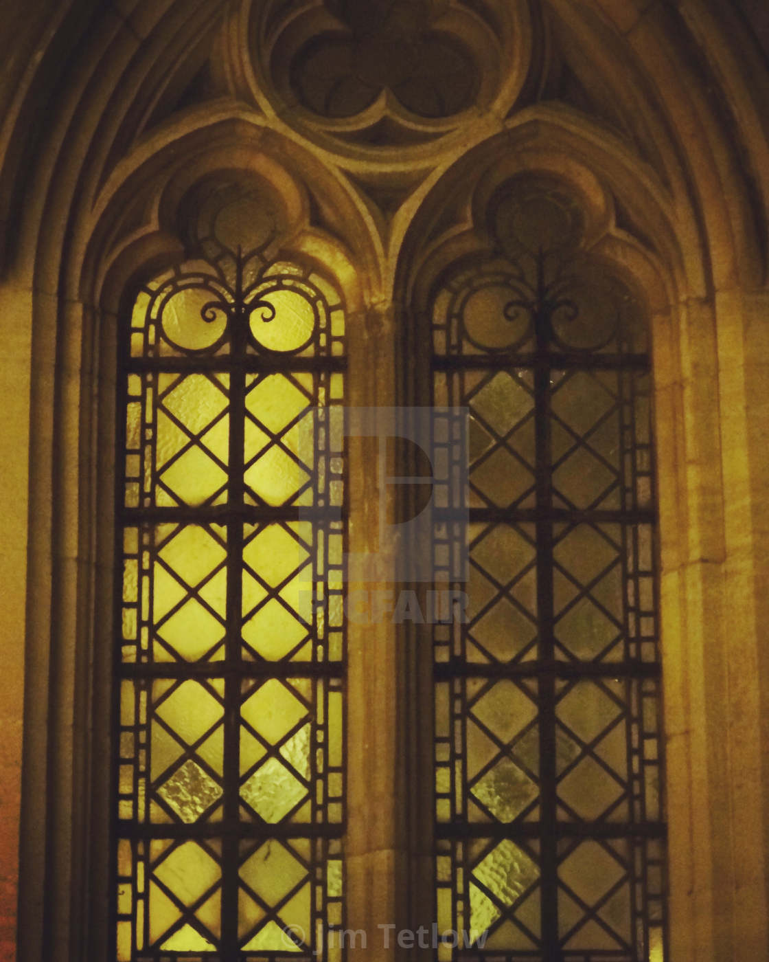 "Cathedral Window" stock image