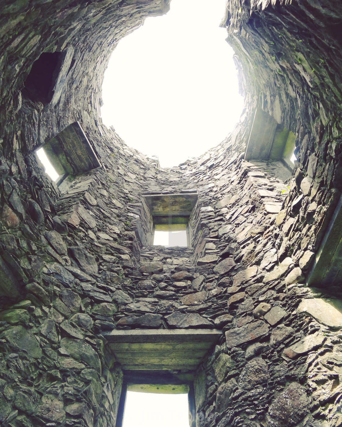 "Kilchurn Castle Turret" stock image