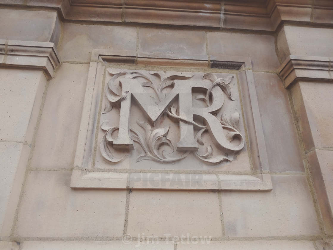 "Midland Railway Engraving, London Road" stock image