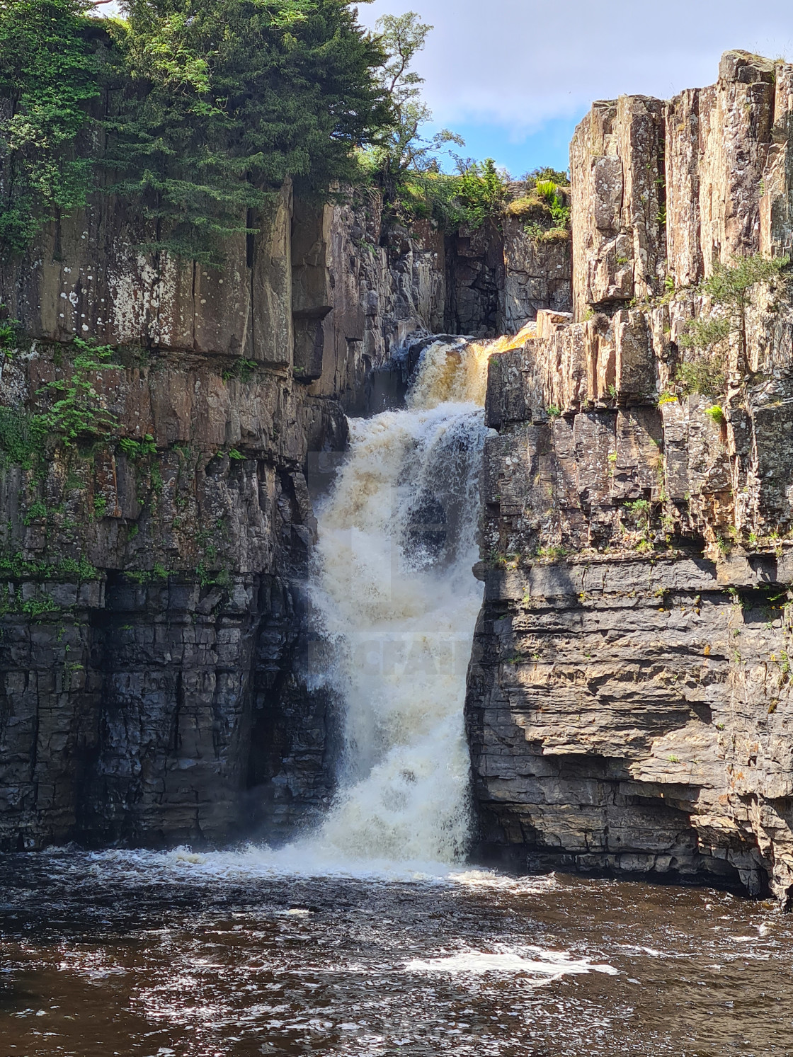 "High Force falls" stock image