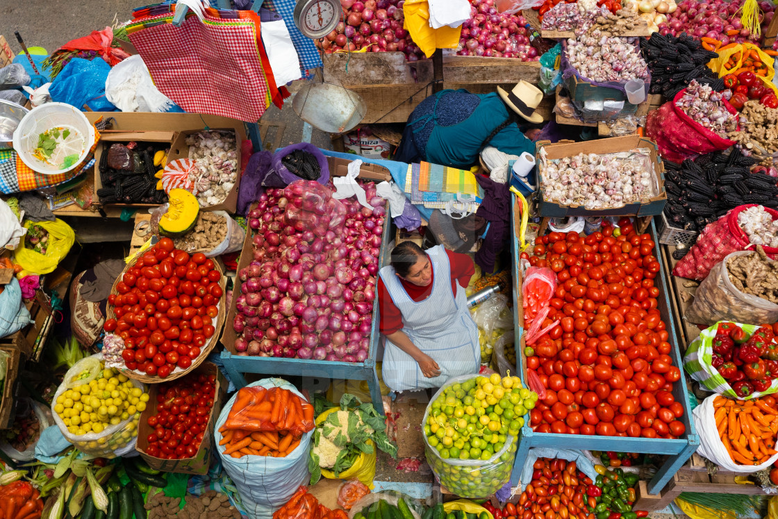 "Market colors" by Joan - £12.40 "Market colors" stock image