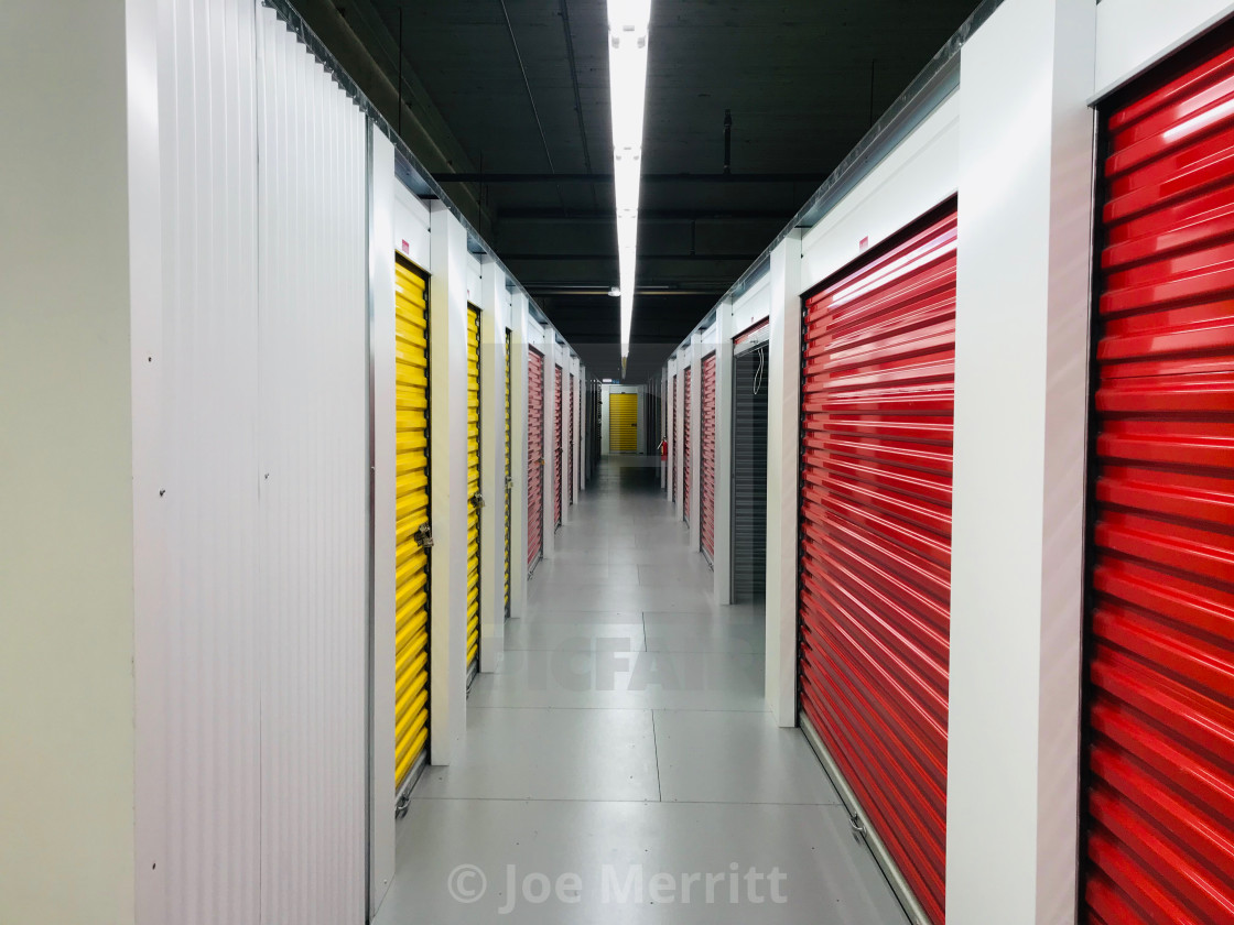 "Down the corridor..." stock image