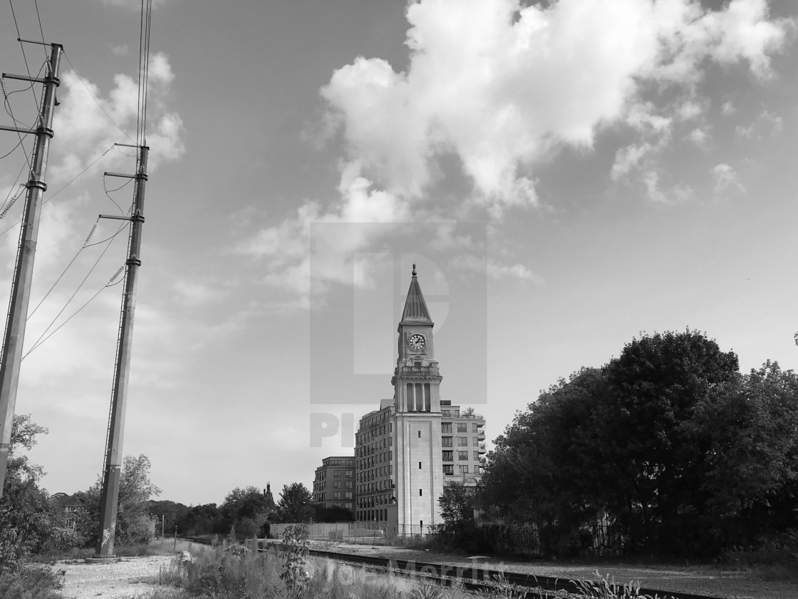 "Summerhill clock tower..." stock image