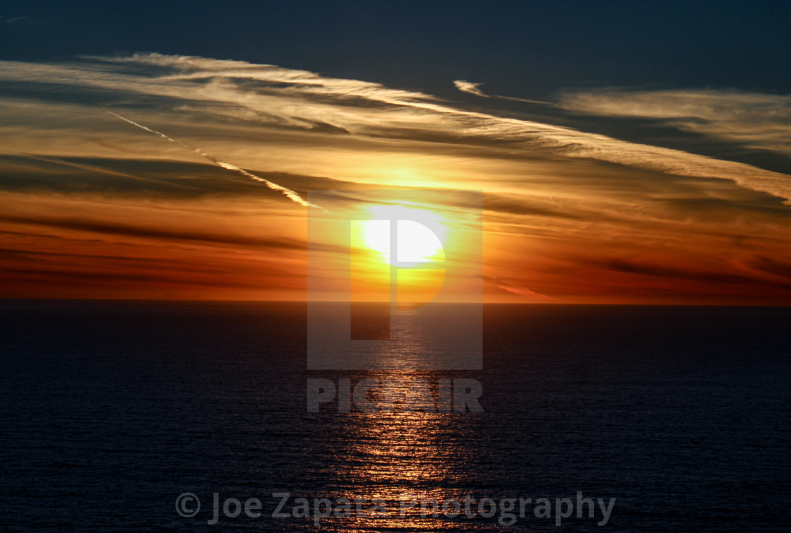 "Sunset Glow In Southern California" stock image