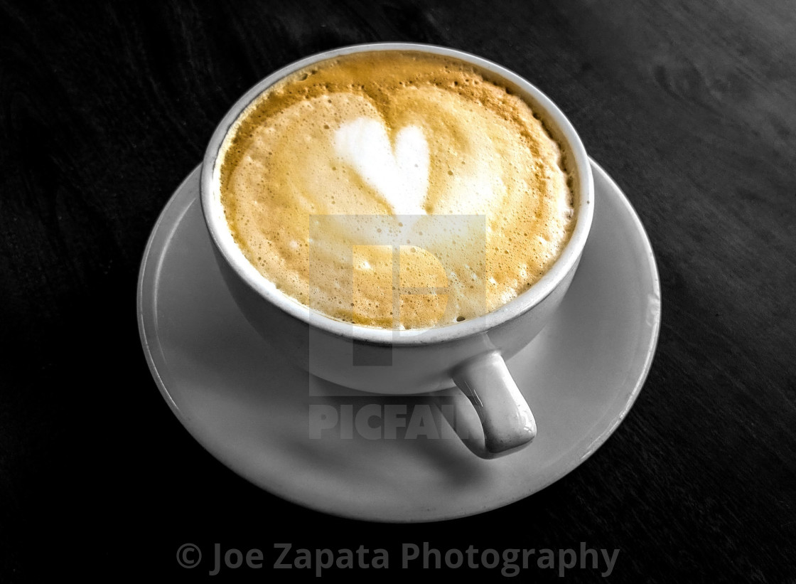 "Love in a cup" stock image