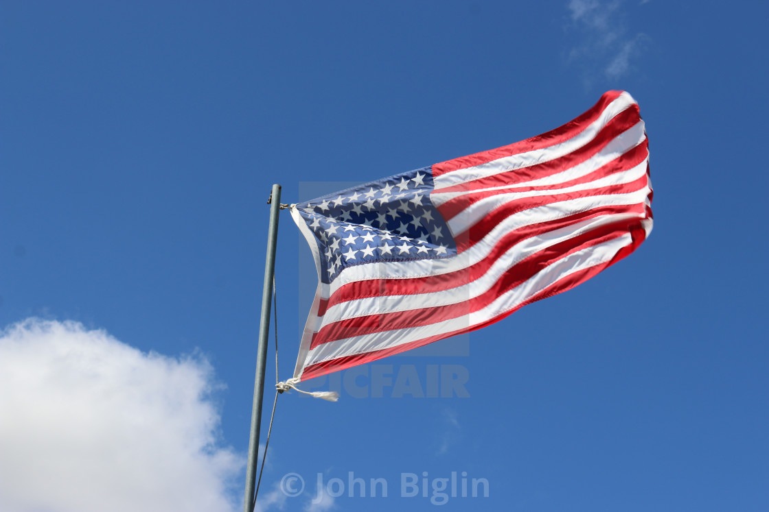 "American national flag" stock image