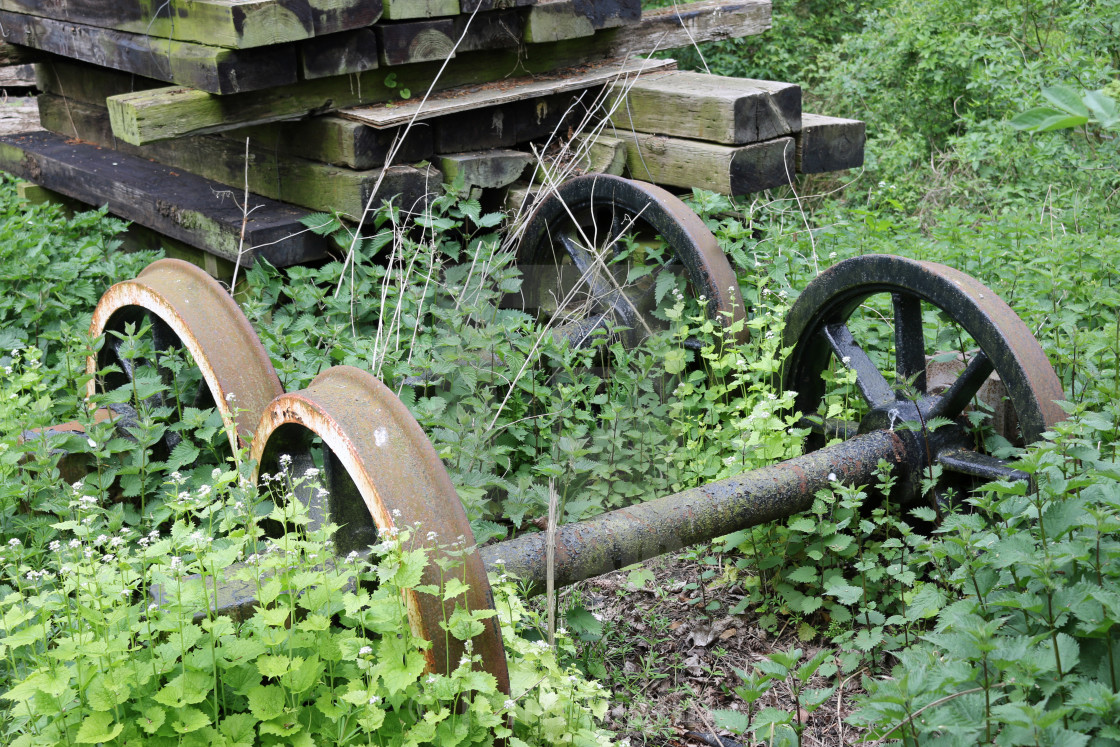 "Heritage railway line outdoor store" stock image