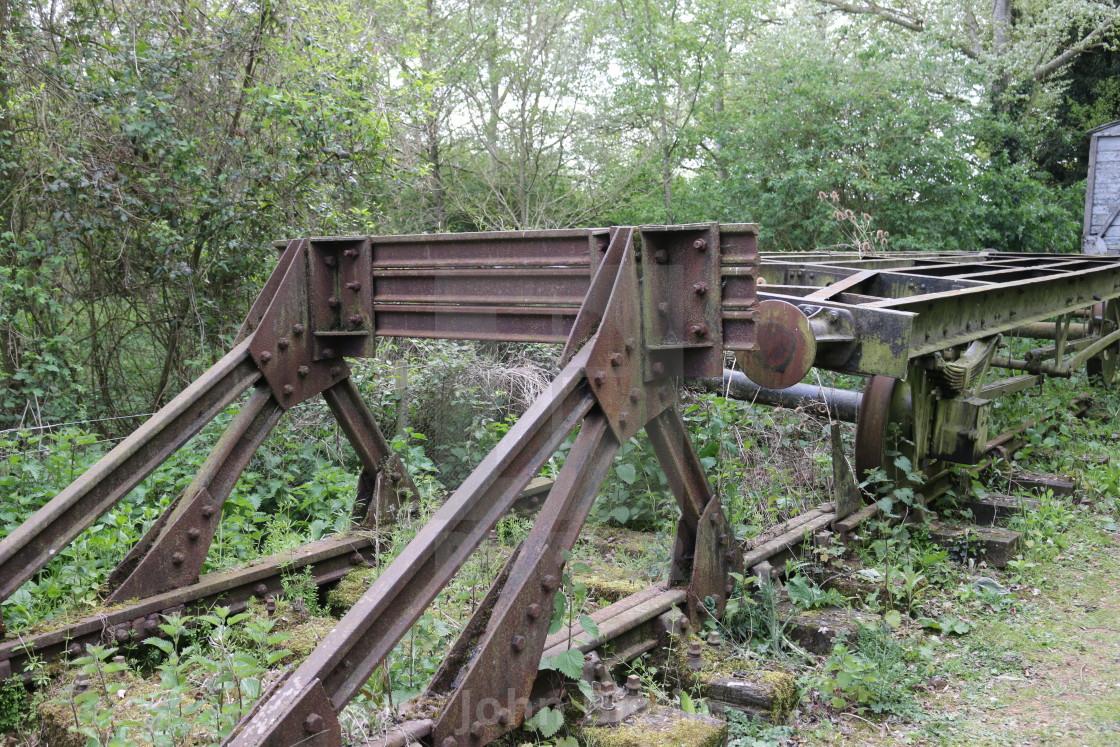 "Heritage railway line outdoor store" stock image