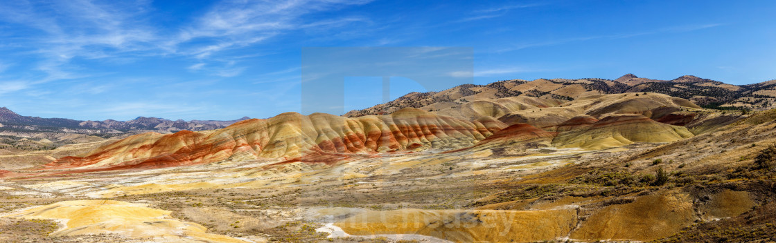 "Panorama of the Painted Hills region of Oregon" by John Chedsey - $20.74 "Panorama of the Painted Hills region of Oregon" stock image