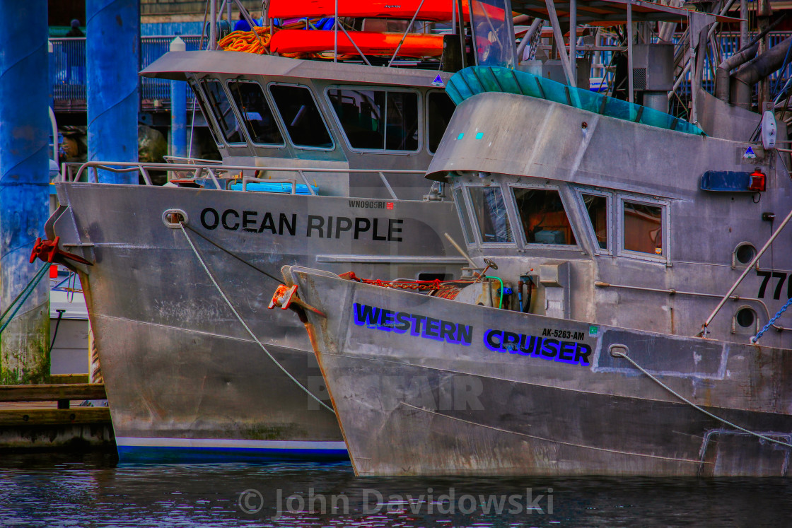 "Commercial Fishing Boats" stock image