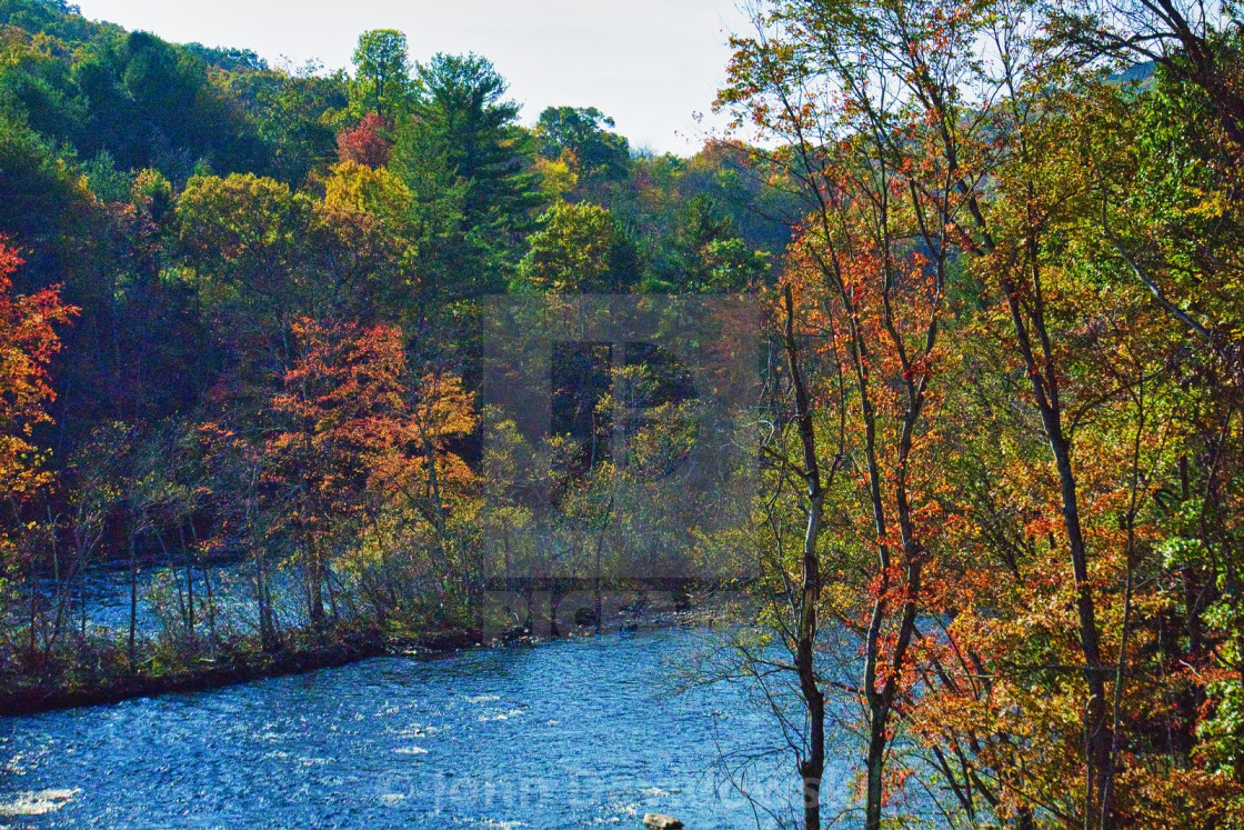 "Autumn on the Leighi" stock image