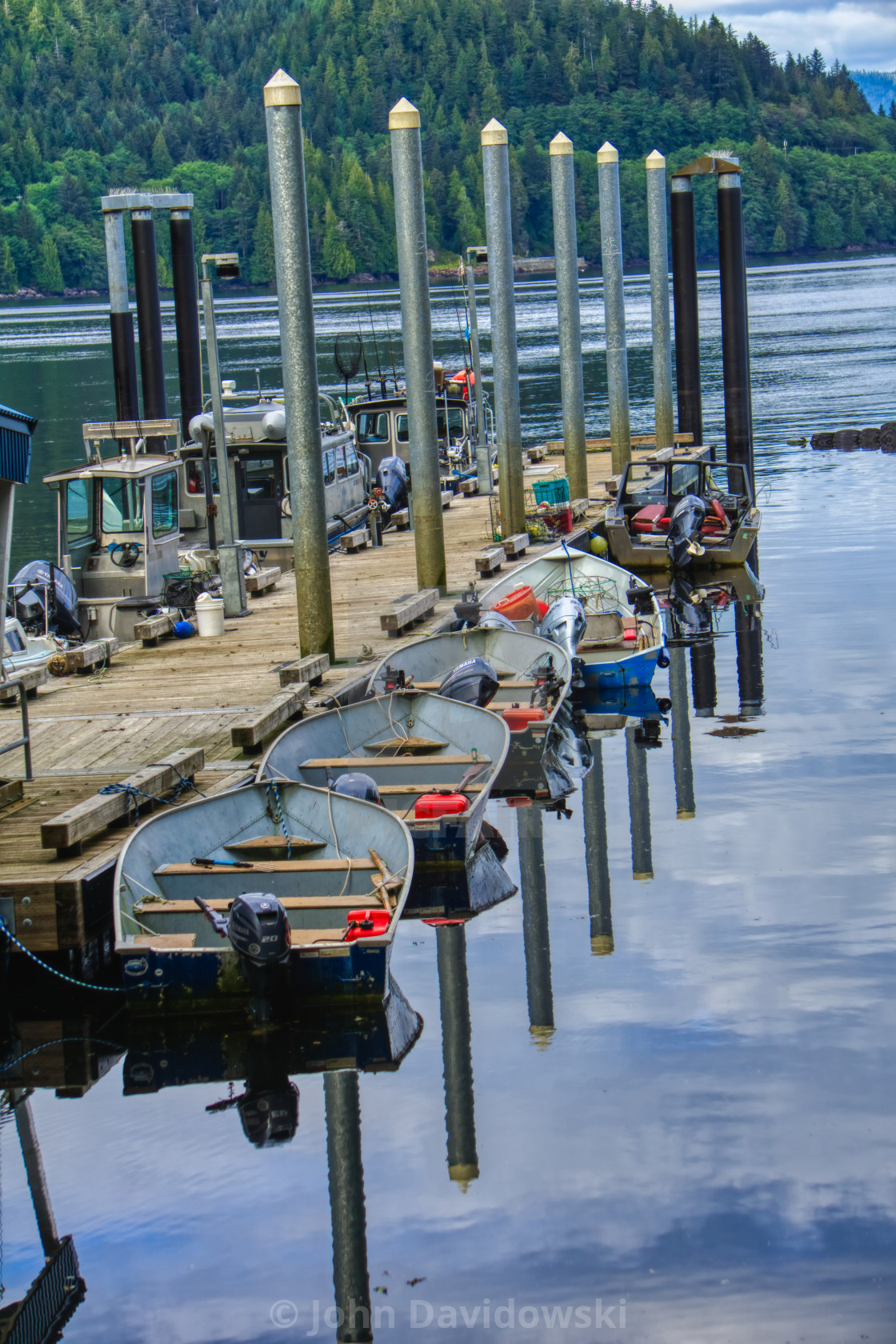 "All In A Row" stock image