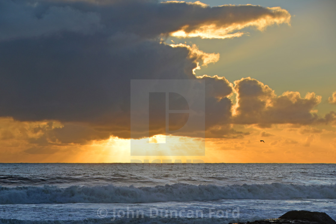 "Evening Cloud" stock image