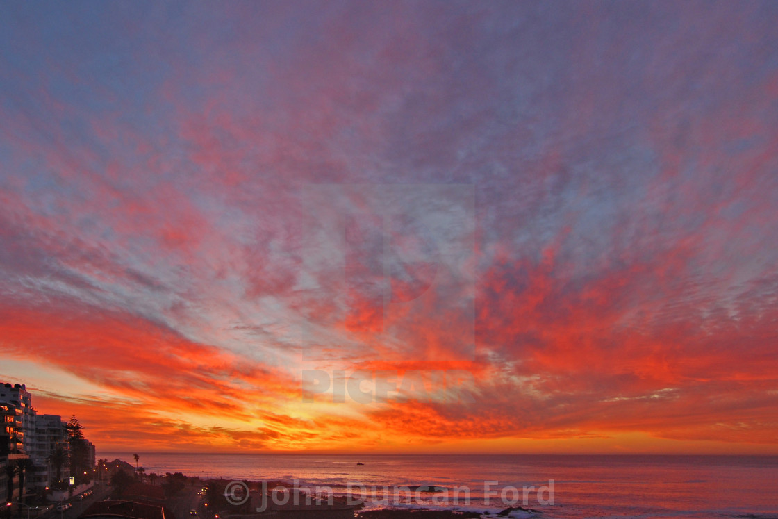 "Atlantic Sunset" stock image