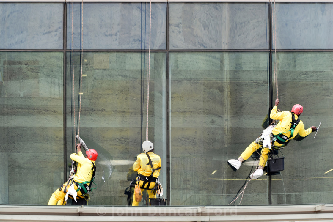 "Window Cleaners" stock image