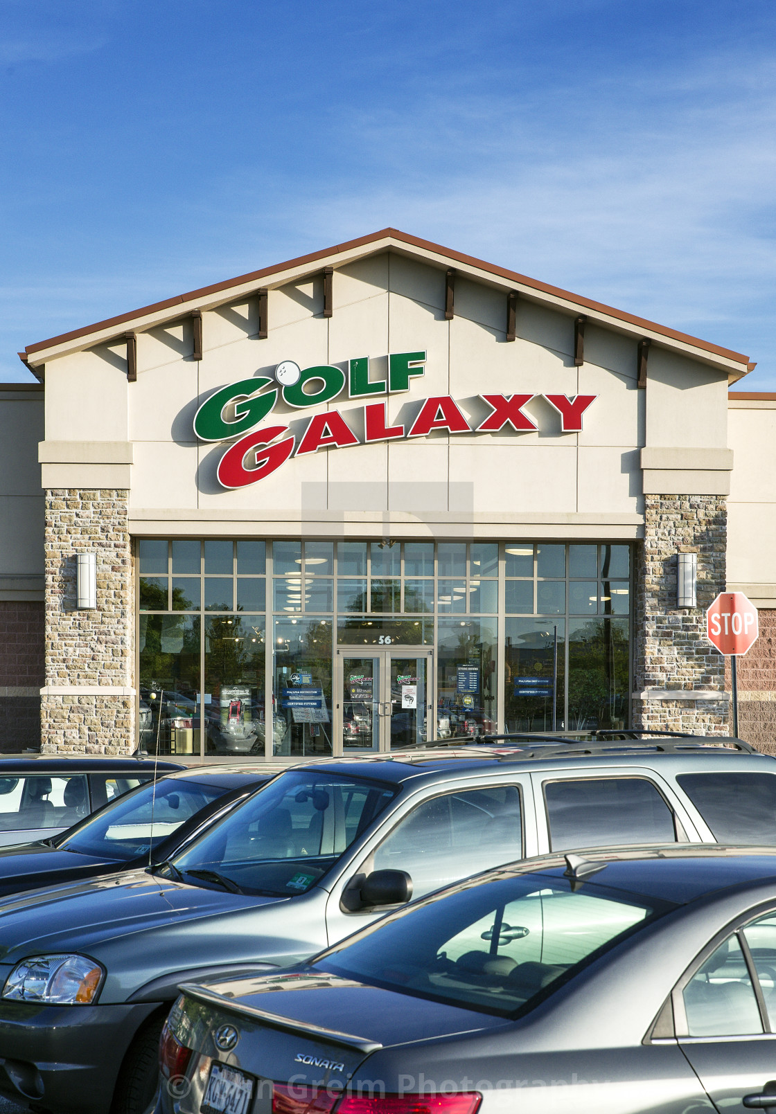 "Golf Galaxy store, New Jersey, USA" stock image