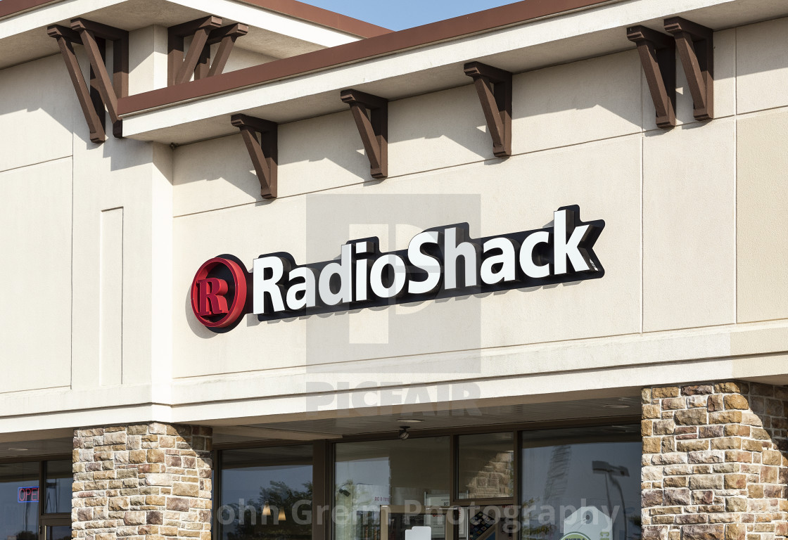 "Radio Shack retail store." stock image